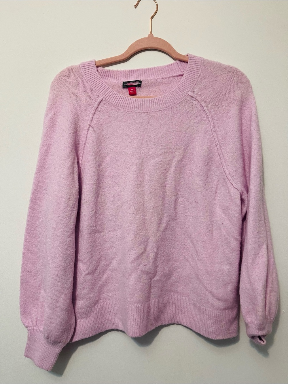 Vince Camuto Light Pink Crewneck Sweater